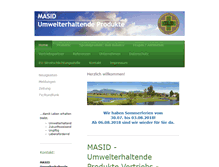 Tablet Screenshot of masid.de